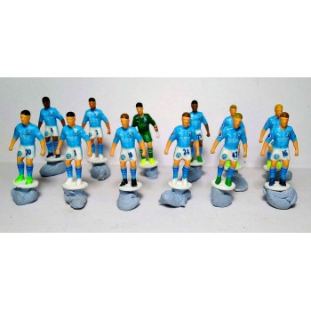 Subbuteo Andrew Table Soccer Manchester City 2023-24 no bases no box only 12 figures